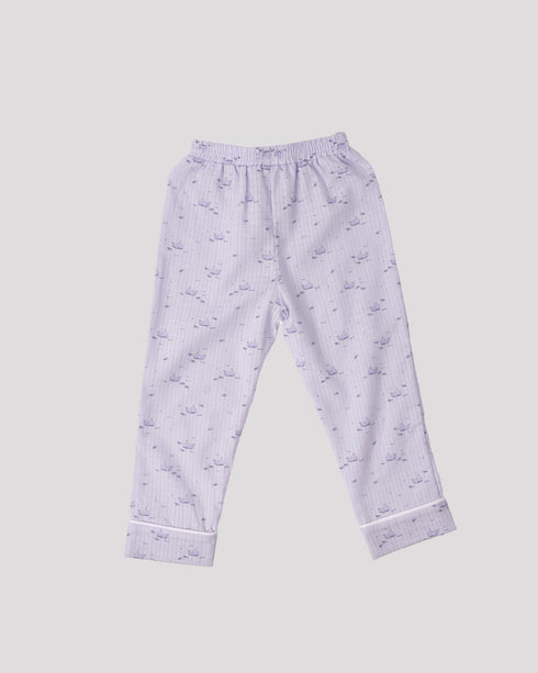 Pijama din muselina cu balene
